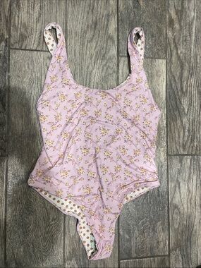 Dippin' Daisy's Pink Floral One-Piece Swimsuit